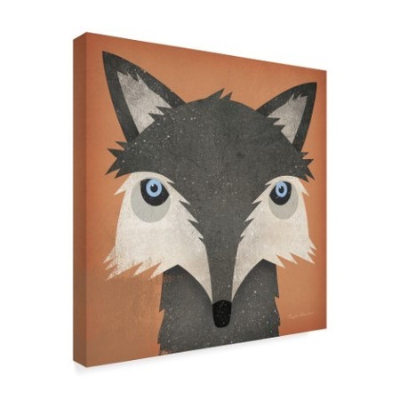 Trademark Fine Art Ryan Fowler 'Timber Wolf' Canvas Art, 14x14 WAP06293-C1414GG